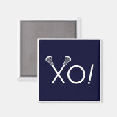 Lacrosse Team Gifts Magneet (Voorkant / Achterkant)