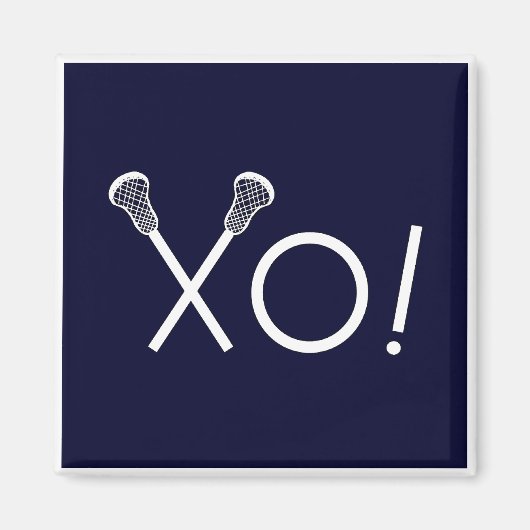 Lacrosse Team Gifts Magneet (Voorkant)