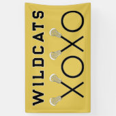 Lacrosse Team Gold Spandoek (Verticaal)