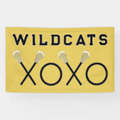 Lacrosse Team Gold Spandoek (Horizontaal)