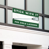 Lacrosse Team Green Banner (Buitenkant Gebouw)