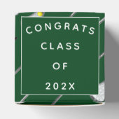 Lacrosse Team Green Favor Box Bedankdoosjes (Bovenkant)