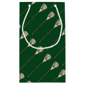 Lacrosse Team Green Klein Cadeauzakje (Achterkant)