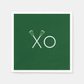 Lacrosse Team Green Servet (Voorkant)