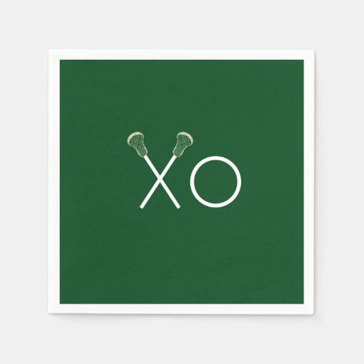 Lacrosse Team Green Servet (Voorkant)