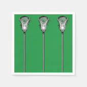 Lacrosse Team Green Servetten (Voorkant)