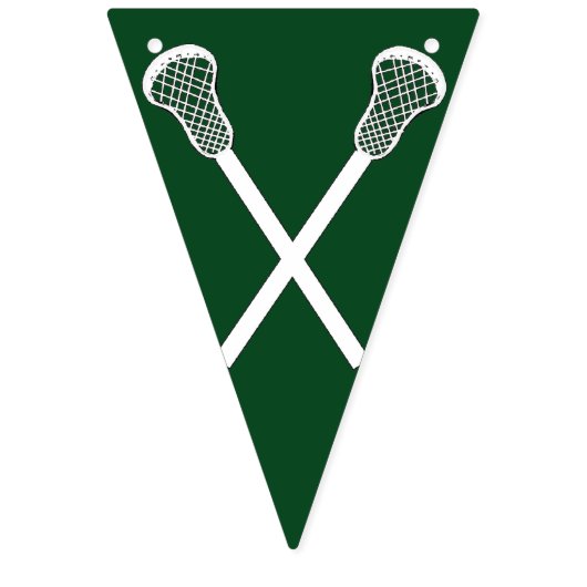 Lacrosse Team Green Vlaggetjes (Eerste vlag)