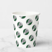 Lacrosse Team Groen Papieren Bekers (Links)