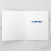 Lacrosse Team Jaar Dank u de kleuren van de Speler Kaart (Binnen)