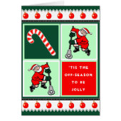 Lacrosse Team Kerst Kaarten (Voorkant)