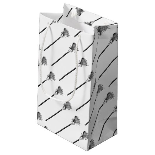 Lacrosse Team Klein Cadeauzakje (Achterkant Gekanteld)