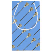 Lacrosse Team Light Blue Klein Cadeauzakje (Achterkant)