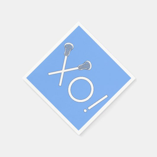 Lacrosse Team Light Blue Servet (Hoek)