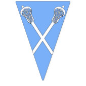 Lacrosse Team Light Blue Vlaggetjes (Derde vlag)