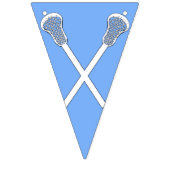 Lacrosse Team Light Blue Vlaggetjes (Eerste vlag)