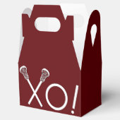 Lacrosse Team Maroon Bedankdoosjes (Geopend)