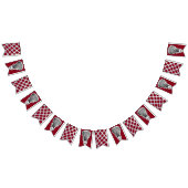 Lacrosse Team Maroon Vlaggetjes (Alle)