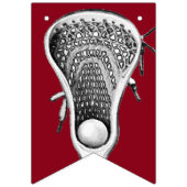 Lacrosse Team Maroon Vlaggetjes (Tweede vlag)