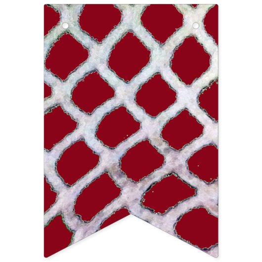 Lacrosse Team Maroon Vlaggetjes (Eerste vlag)