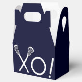 Lacrosse Team Navy Blue Bedankdoosjes (Geopend)