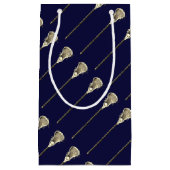 Lacrosse Team Navy Blue Klein Cadeauzakje (Voorkant)