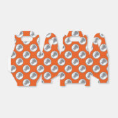 Lacrosse Team Oranje Favor Box Bedankdoosjes (Uitgevouwen)