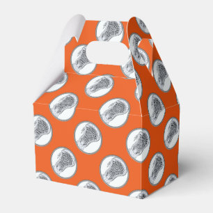Lacrosse Team Oranje Favor Box Bedankdoosjes