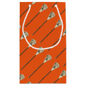 Lacrosse Team Oranje Klein Cadeauzakje (Achterkant)