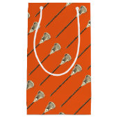 Lacrosse Team Oranje Klein Cadeauzakje (Voorkant)