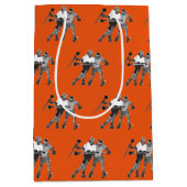 Lacrosse Team Oranje Medium Cadeauzakje (Voorkant)