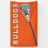 Lacrosse Team Oranje Spandoek (Verticaal)