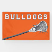 Lacrosse Team Oranje Spandoek (Horizontaal)