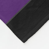 Lacrosse Team Paars Fleece Deken (Hoek)