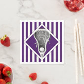 Lacrosse Team Paars Servet (Insitu)