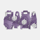 Lacrosse Team Paarse Partij Bedankdoosjes (Uitgevouwen)