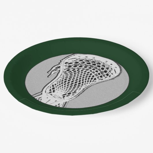 Lacrosse Team Party Papieren Bordje (Gekanteld)