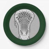 Lacrosse Team Party Papieren Bordje (Voorkant)