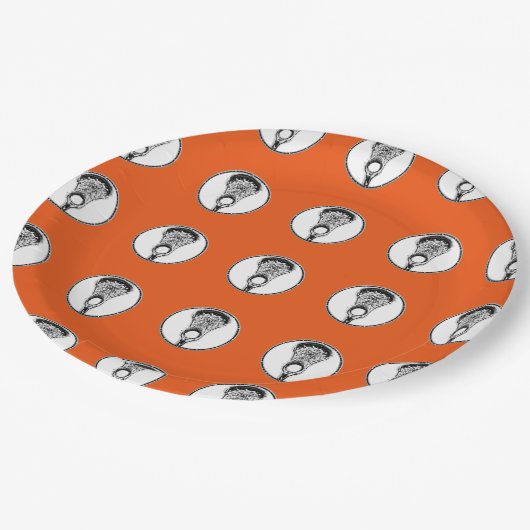 Lacrosse Team Party Papieren Bordje (Gekanteld)