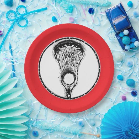 Lacrosse Team Party Papieren Bordje (Feest)