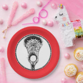 Lacrosse Team Party Papieren Bordje (Feest)