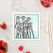 Lacrosse Team Party Servet (Insitu)