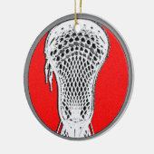 Lacrosse Team Player Award Keramisch Ornament (Links)