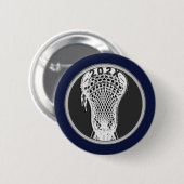 Lacrosse Team Player Keepomwille Gift Button (Voorkant /achterkant)