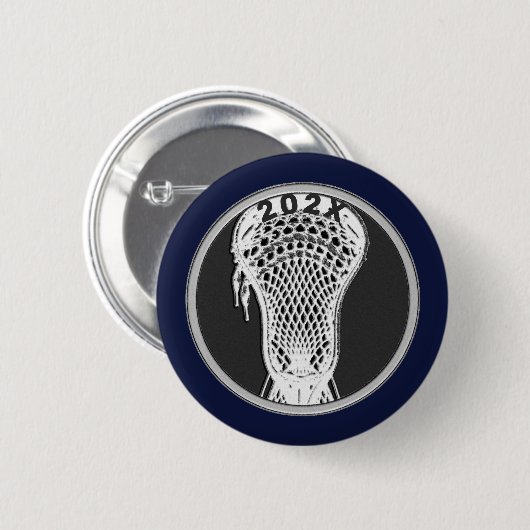 Lacrosse Team Player Keepomwille Gift Button (Voorkant /achterkant)