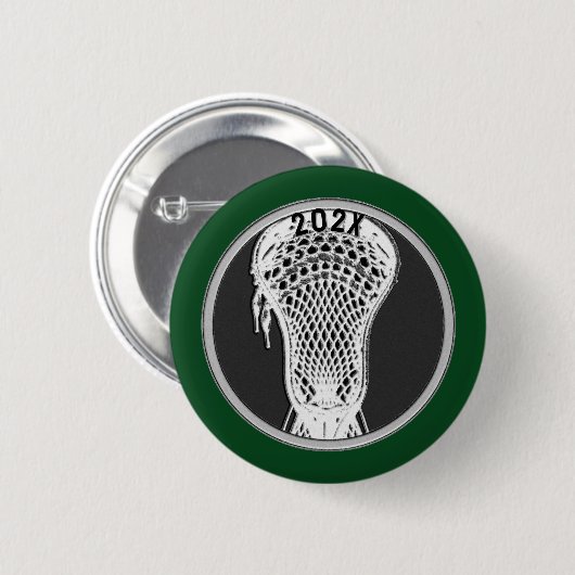 Lacrosse Team Player Keepomwille Gift Button (Voorkant /achterkant)