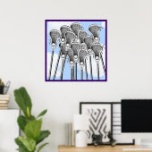 Lacrosse Team Poster (Thuiskantoor)