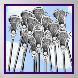 Lacrosse Team Poster