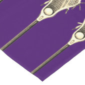 Lacrosse Team Purple Short Table Runner Korte Tafelloper (Hoek)