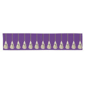 Lacrosse Team Purple Short Table Runner Korte Tafelloper (Horizontaal)