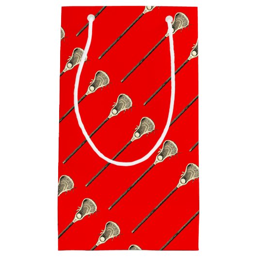 Lacrosse Team Red Klein Cadeauzakje (Voorkant)